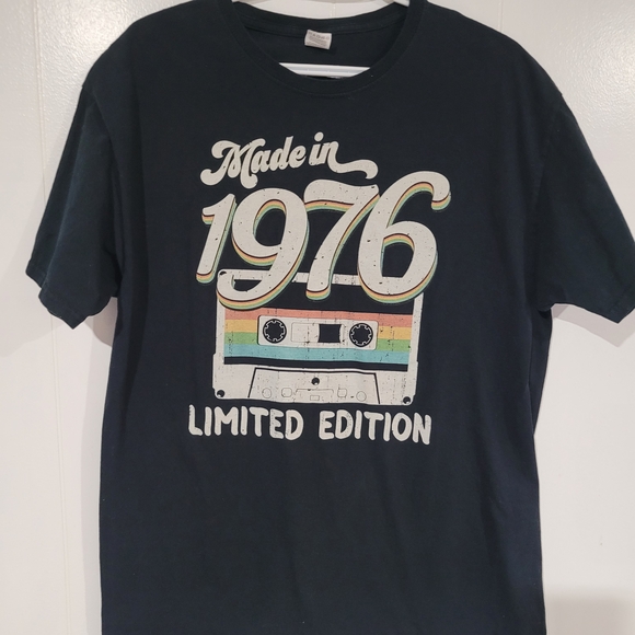 Fruit of the Loom Other - Vintage Style Made In 1976 Limited Edition Graphic Tee With Cassette Tape Size L